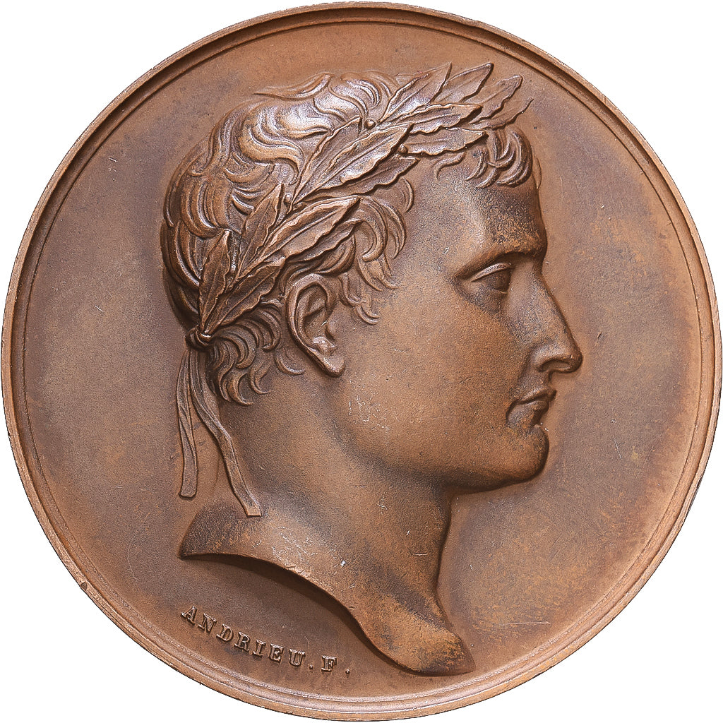 France, Medal, Napoleon I, 1967, Bronze, Andrieu, AU(55-58)
