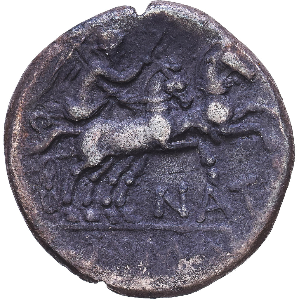 Roman Republic, Pinaria, Denarius, 155 BC, Rome, Silber, SS+