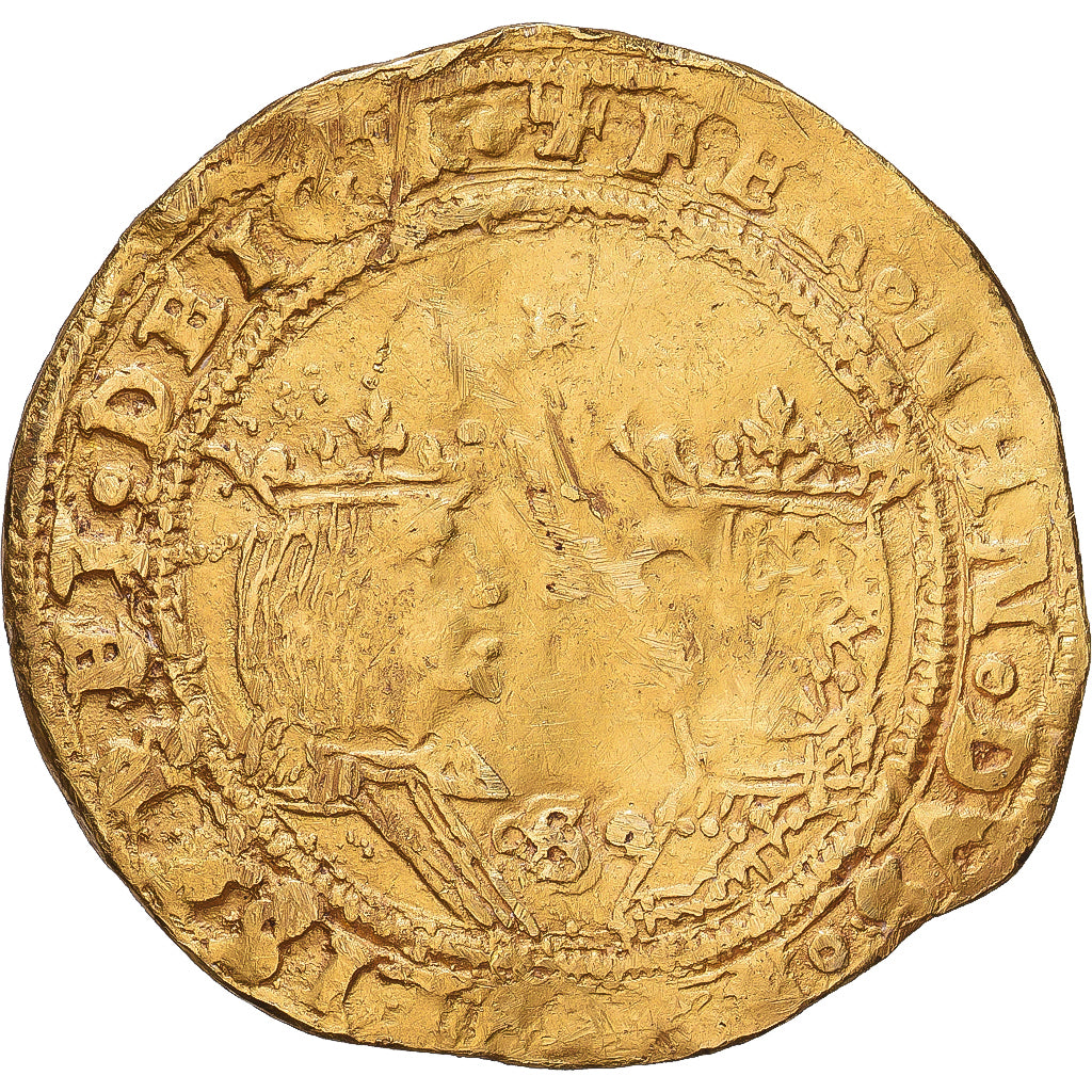Spanien, Ferdinand & Isabella, Doble Excelente, Seville, Gold, S