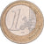 Francia, Euro, error misaligned core, 1999, Paris, Cupronickel, MBC