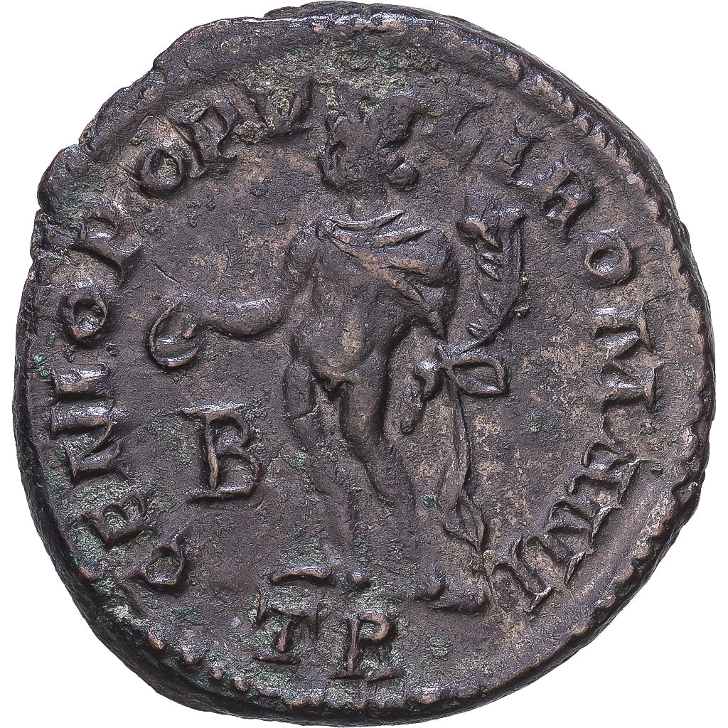 Roman Empire, Constance Chlore, Follis, 296-297, Trèves, Billon, TTB+