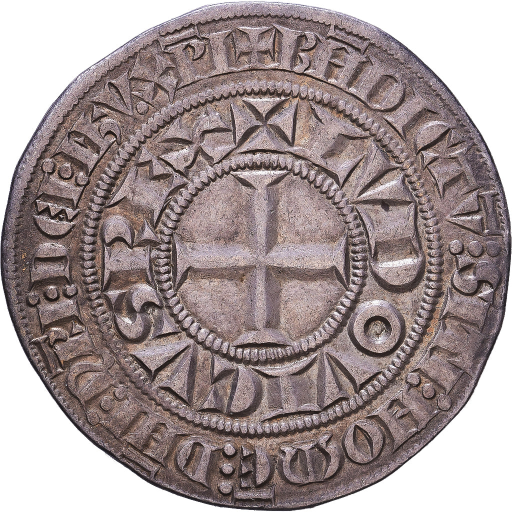 Frankrijk, Louis IX, Gros Tournois à l'étoile, 1266-1270, Undefinied mint