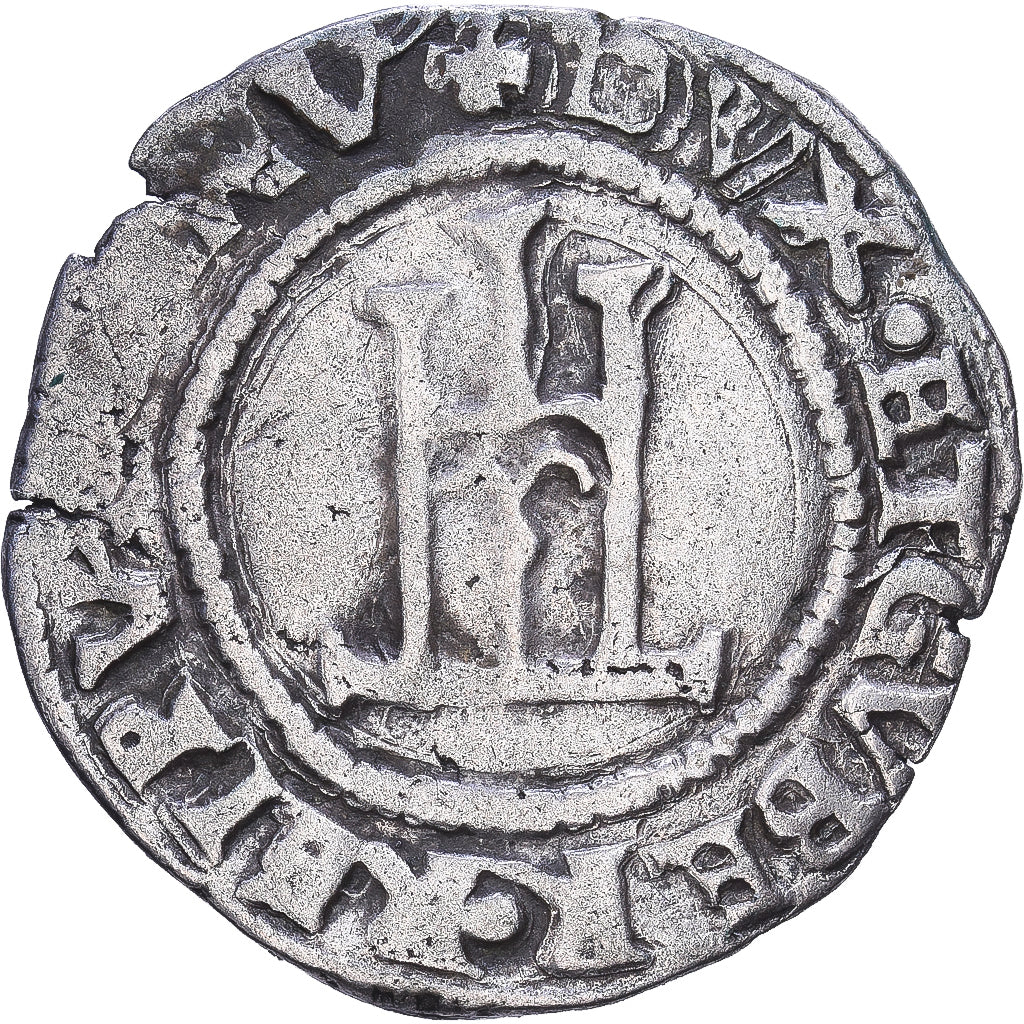 Republic of Genoa, Dogi Biennali, Denaro, 1528-1541, Genoa, Srebro, VF(20-25)