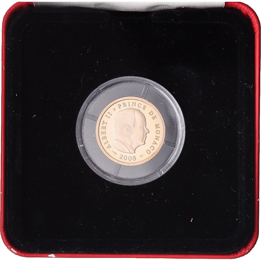 Mónaco, Albert II, 20 Euro, 2008, Paris, Oro, FDC, KM:198