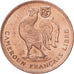 Central African States, 50 Centimes, 1943, Pretoria, Bronze, MS(63), KM:6