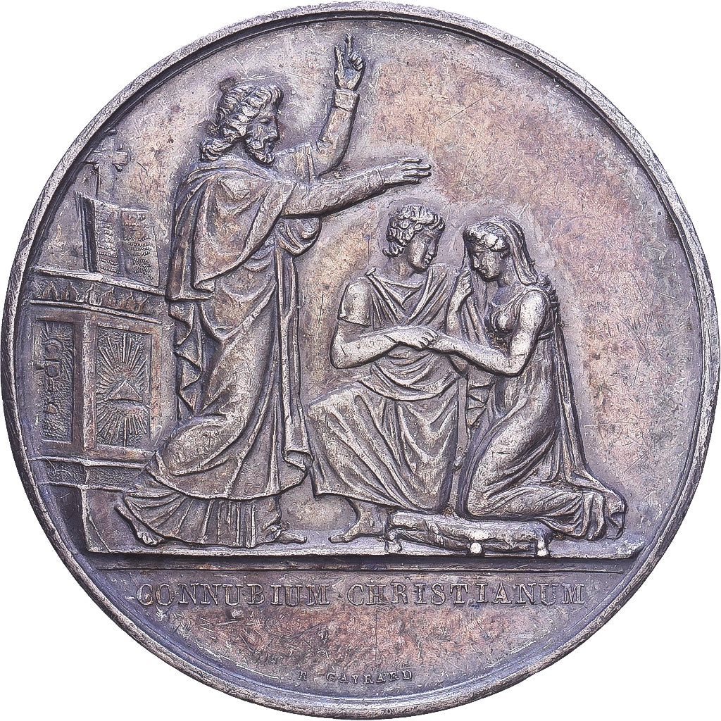 Frankrijk, Medaille, Médaille de mariage, Zilver, ZF+