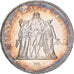 Francja, 50 Francs, Hercule, 1979, Paris, Srebro, AU(55-58), KM:941.1
