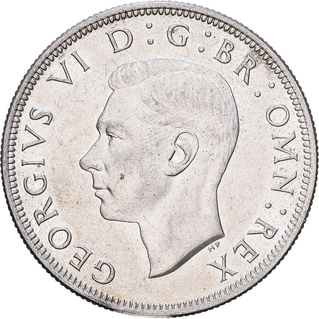 Gran Bretagna, George VI, 1/2 Crown, 1945, British Royal Mint, Argento, SPL