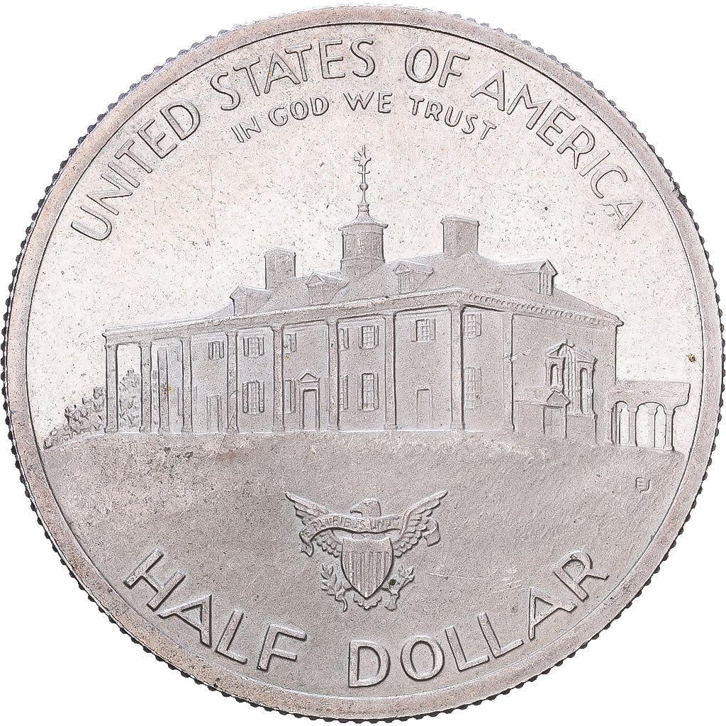 Estados Unidos, Half Dollar, 1982, San Francisco, Plata, MBC+, KM:208