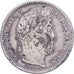 França, 2 Francs, Louis-Philippe, 1837, Rouen, Prata, VF(20-25), KM:743.2