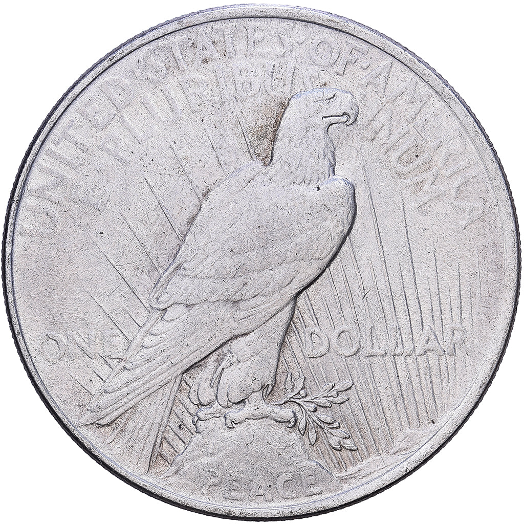 Stati Uniti, Dollar, Peace Dollar, 1922, Philadelphia, Argento, BB+, KM:150