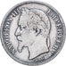 France, Napoléon III, 2 Francs, Napoléon III, 1867, Paris, Argent, TB