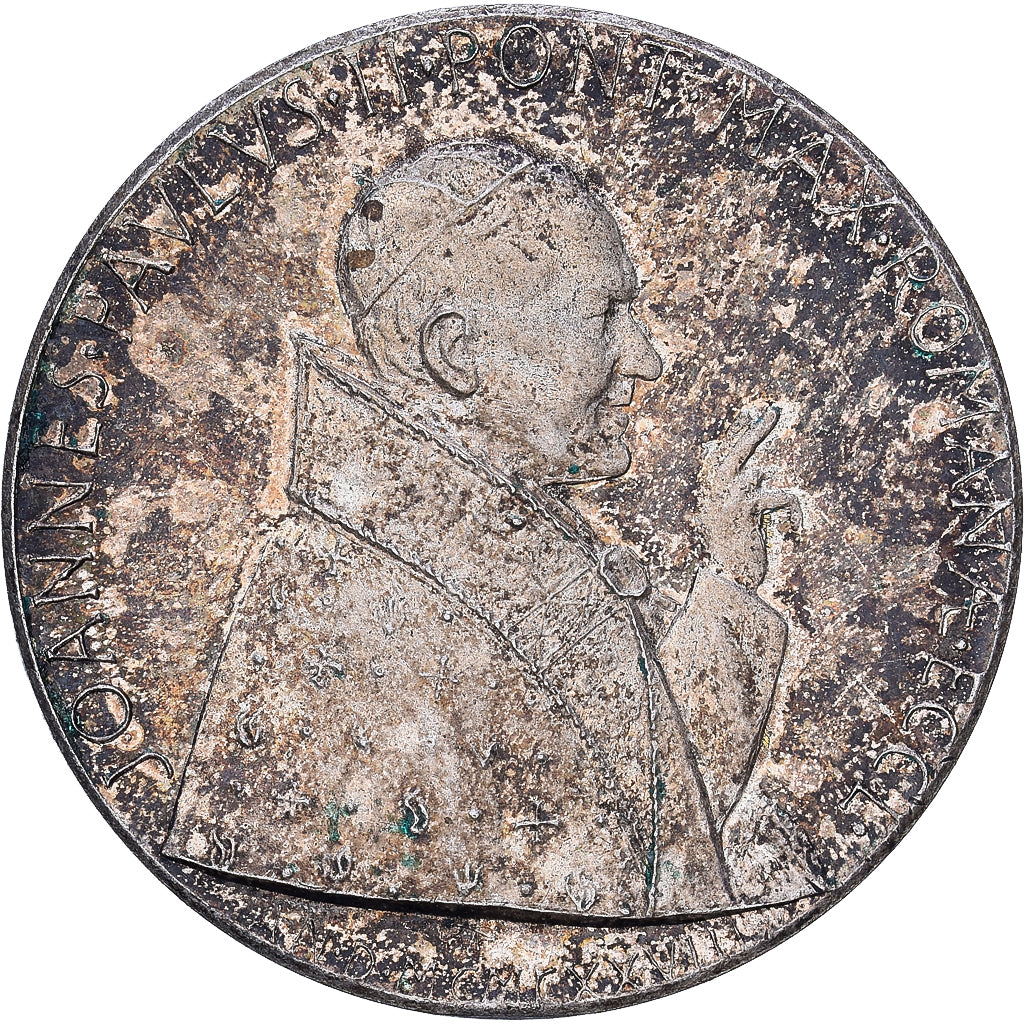 CIUDAD DEL VATICANO, zeton, 1978, Plata, Jean Paul II, EBC