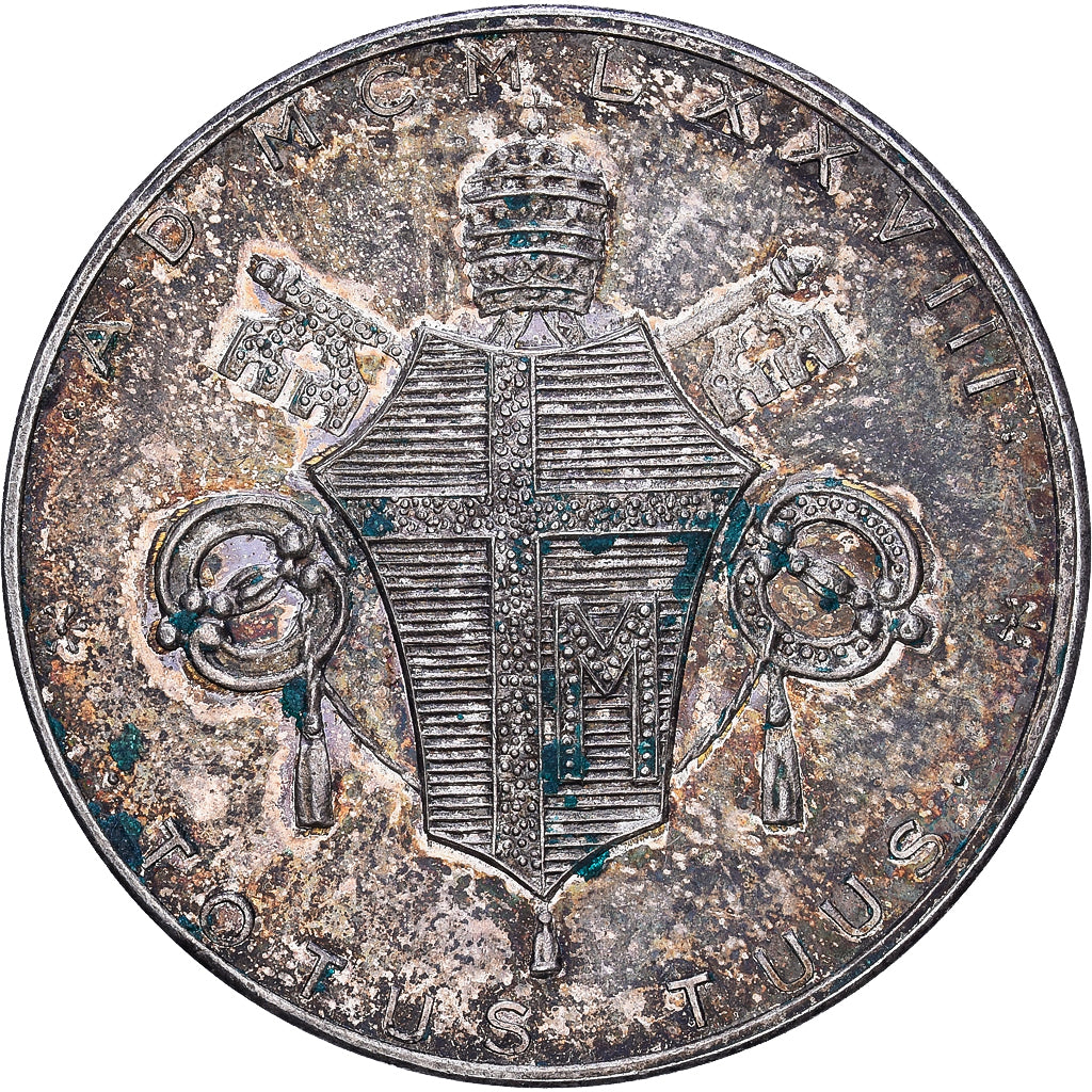 CIUDAD DEL VATICANO, zeton, 1978, Plata, Jean Paul II, EBC