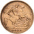 Gran Bretaña, Edward VII, 1/2 Sovereign, 1905, British Royal Mint, Oro, MBC