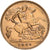 Gran Bretaña, Edward VII, 1/2 Sovereign, 1908, British Royal Mint, Oro, MBC+