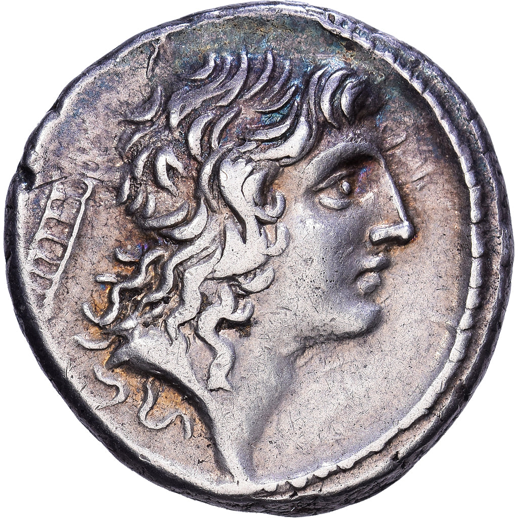 Roman Republic, Plaetoria, Denarius, 57 BC, Rome, Zilver, ZF+