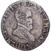 Frankrijk, Henri IV, 1/2 Franc buste lauré, 1594, Lyon, Zilver, FR+