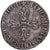 Frankrijk, Henri IV, 1/2 Franc buste lauré, 1594, Lyon, Zilver, FR+