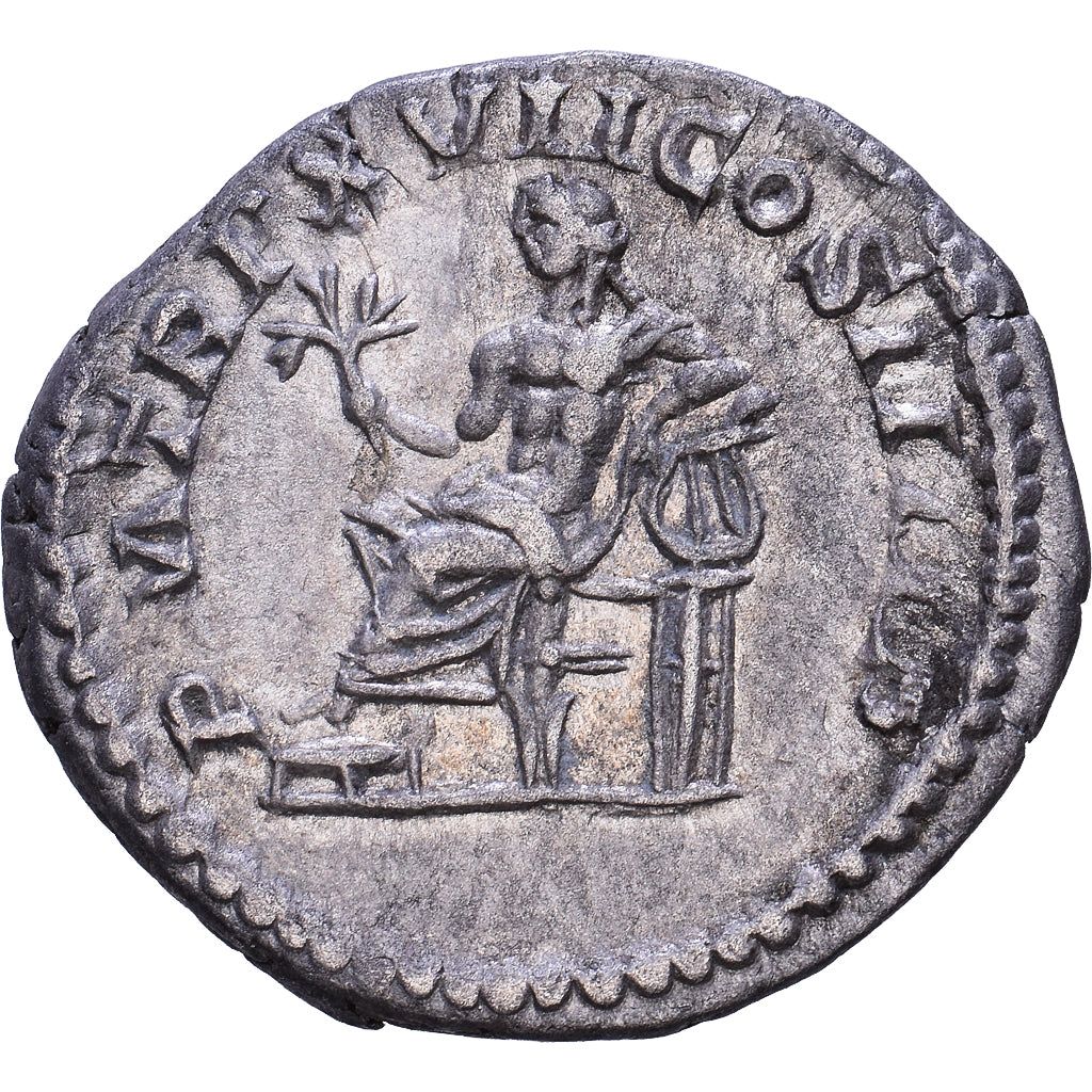 Roman Empire, Caracalla, Denarius, 214, Rome, Silber, SS