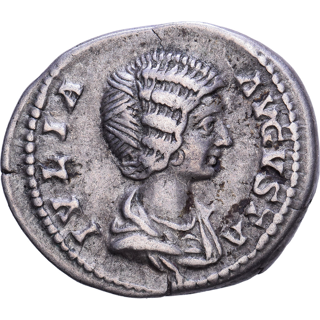 Roman Empire, Julia Domna, Denarius, 203, Rome, Argento, BB