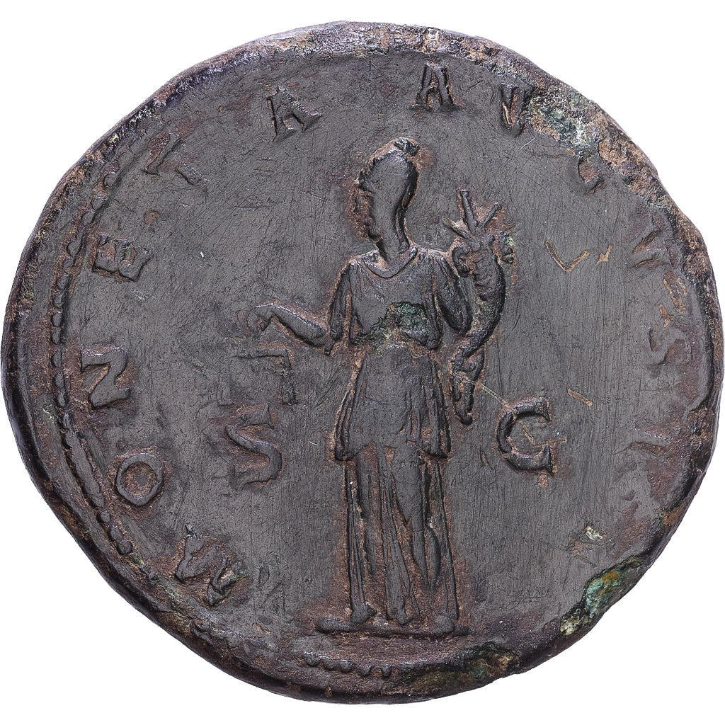 Roman Empire, Hadrien, Sesterce, 123, Rome, Bronze, TTB+