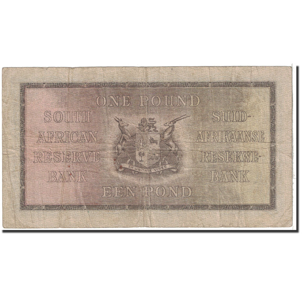 Billet, Afrique du Sud, 1 Pound, 1945, 1945-11-01, KM:84f, TB