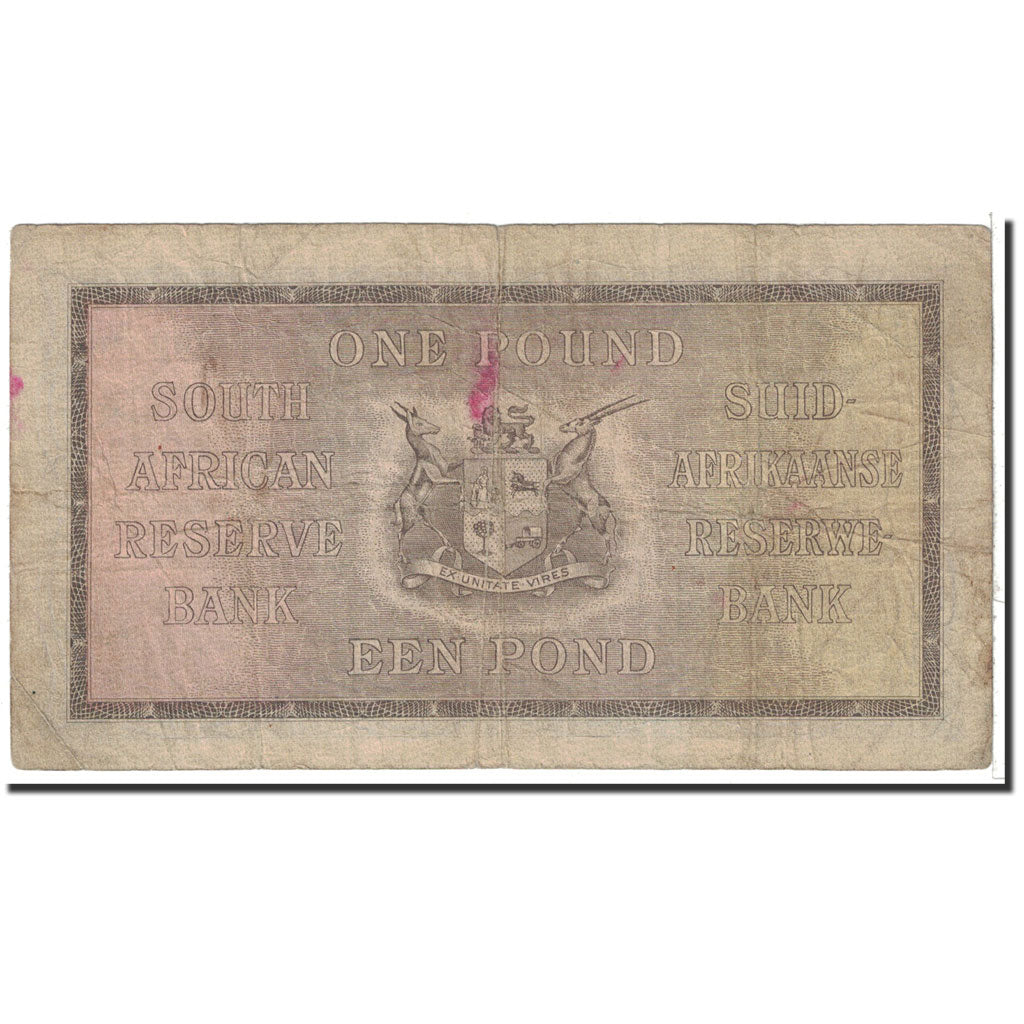 Banknote, South Africa, 1 Pound, 1940, 1940-11-04, KM:84e, VF(20-25)