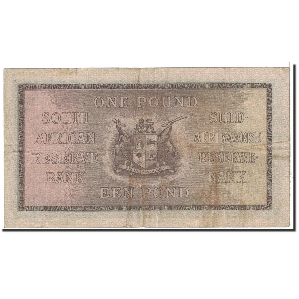 Geldschein, Südafrika, 1 Pound, 1942, 1942-11-09, KM:84e, S+