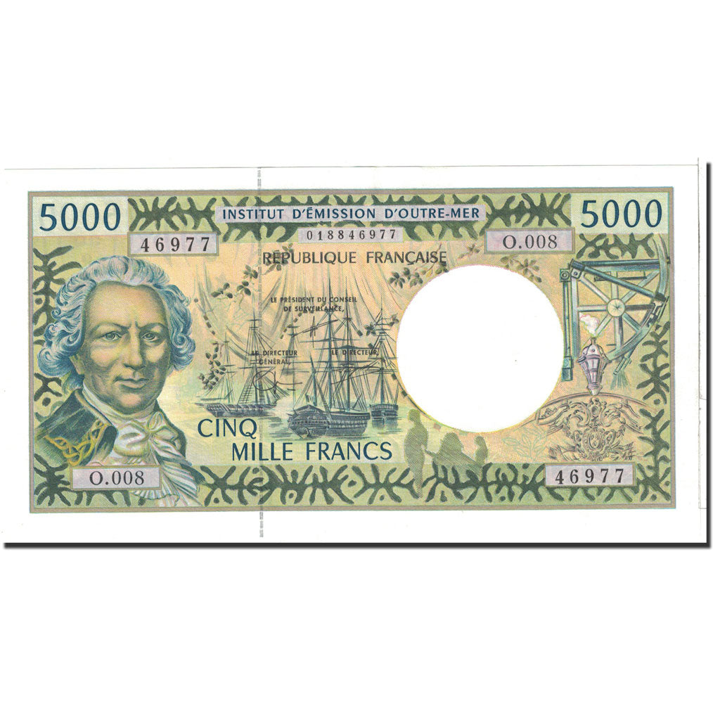 Billete, 5000 Francs, 2002, Territorios franceses en el Pacífico, Undated, SC