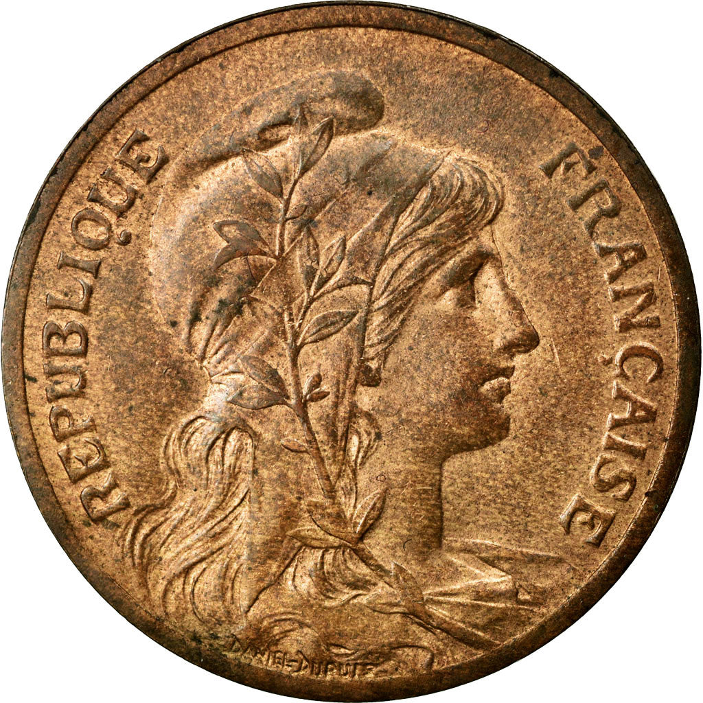 Coin, France, Dupuis, 5 Centimes, 1900, MS(60-62), Bronze, Gadoury:165