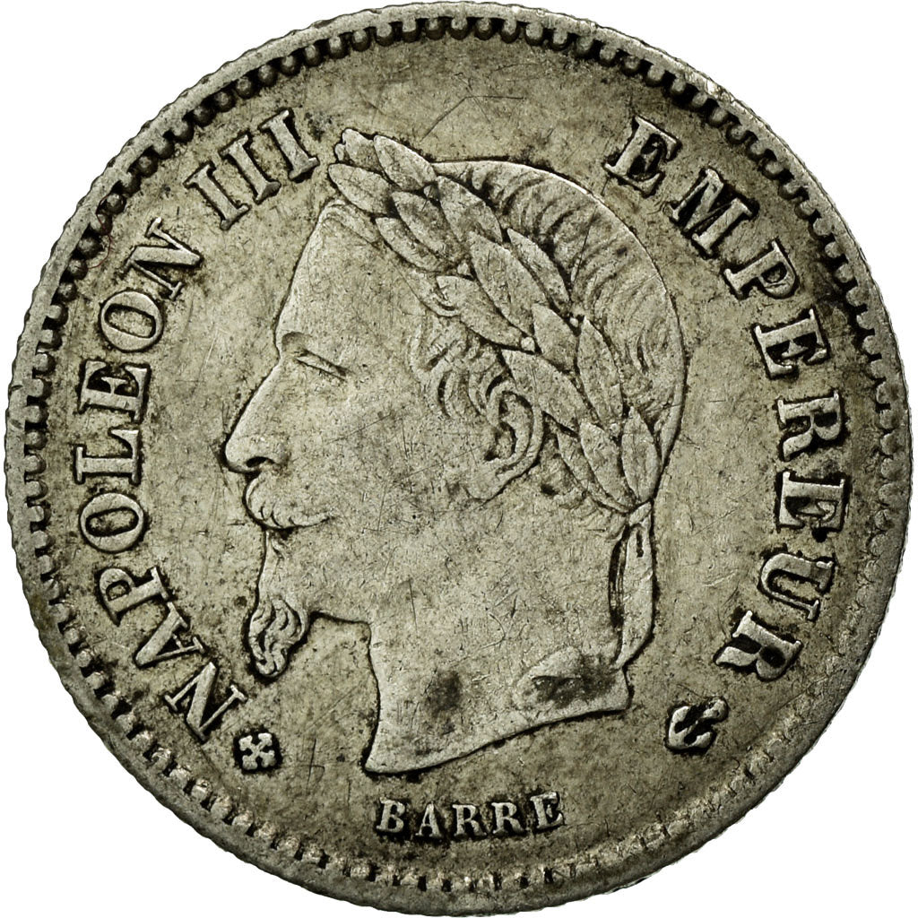 Coin, France, Napoleon III, Napoléon III, 20 Centimes, 1867, Strasbourg