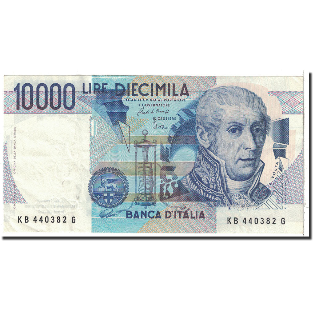 Banknote, Italy, 10,000 Lire, 1984, Undated, KM:112a, AU(55-58)