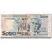 Banknote, Brazil, 5000 Cruzeiros, 1993, Undated, KM:232c, VF(20-25)