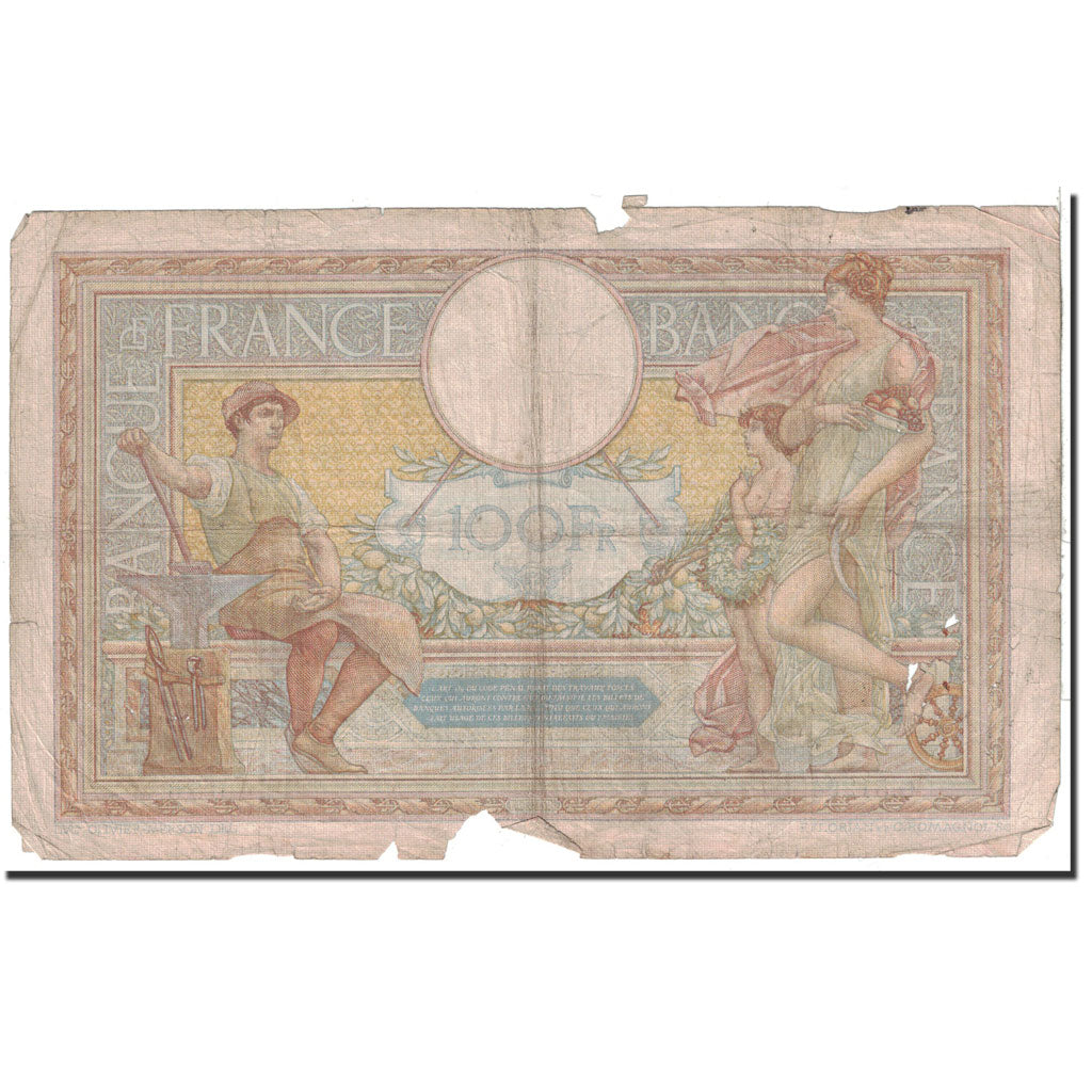 Banknote, France, 100 Francs, 1936, 1936-05-14, VG(8-10), Fayette:24.15, KM:78c