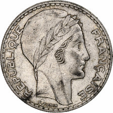 Frankrijk, 20 Francs, Turin, 1937, Paris, Zilver, ZF, Gadoury:852, KM:879