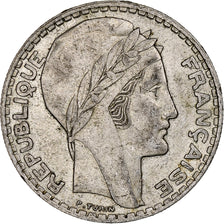Francia, 20 Francs, Turin, 1937, Paris, Argento, BB, Gadoury:852, KM:879
