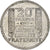 Francia, 20 Francs, Turin, 1937, Paris, Plata, MBC, Gadoury:852, KM:879