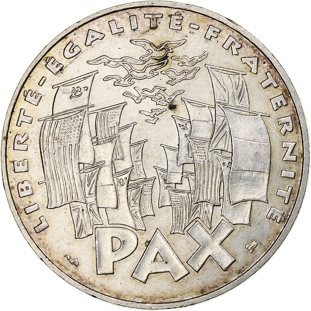 Frankrijk, 100 Francs, 8 mai 1945, 1995, Paris, Zilver, ZF+, Gadoury:952