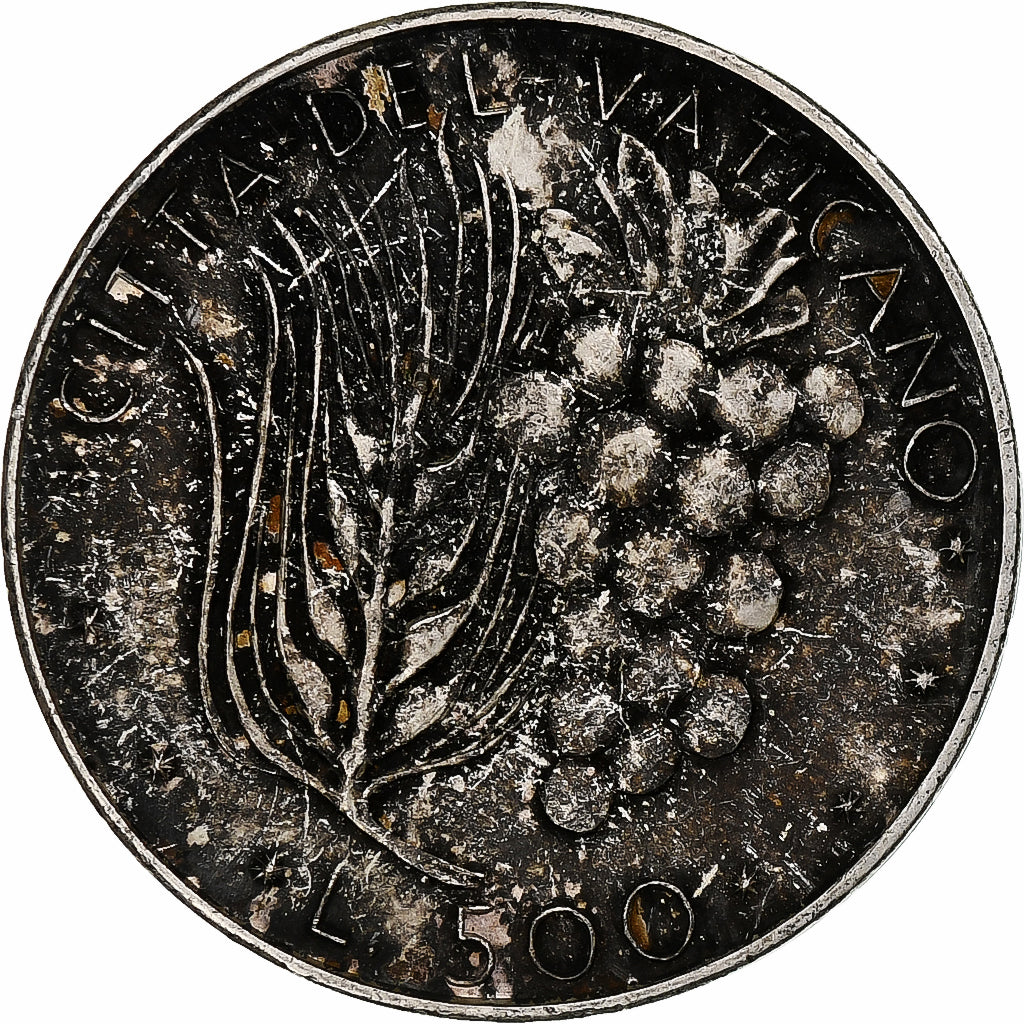 VATICAN CITY, Paul VI, 500 Lire, 1973, Silver, MS(63), KM:123