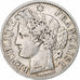 França, 2 Francs, Cérès, 1887, Paris, Prata, VF(30-35), Gadoury:530a