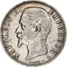 Francja, Napoleon III, 5 Francs, 1855, Paris, Srebro, VF(20-25), Gadoury:734