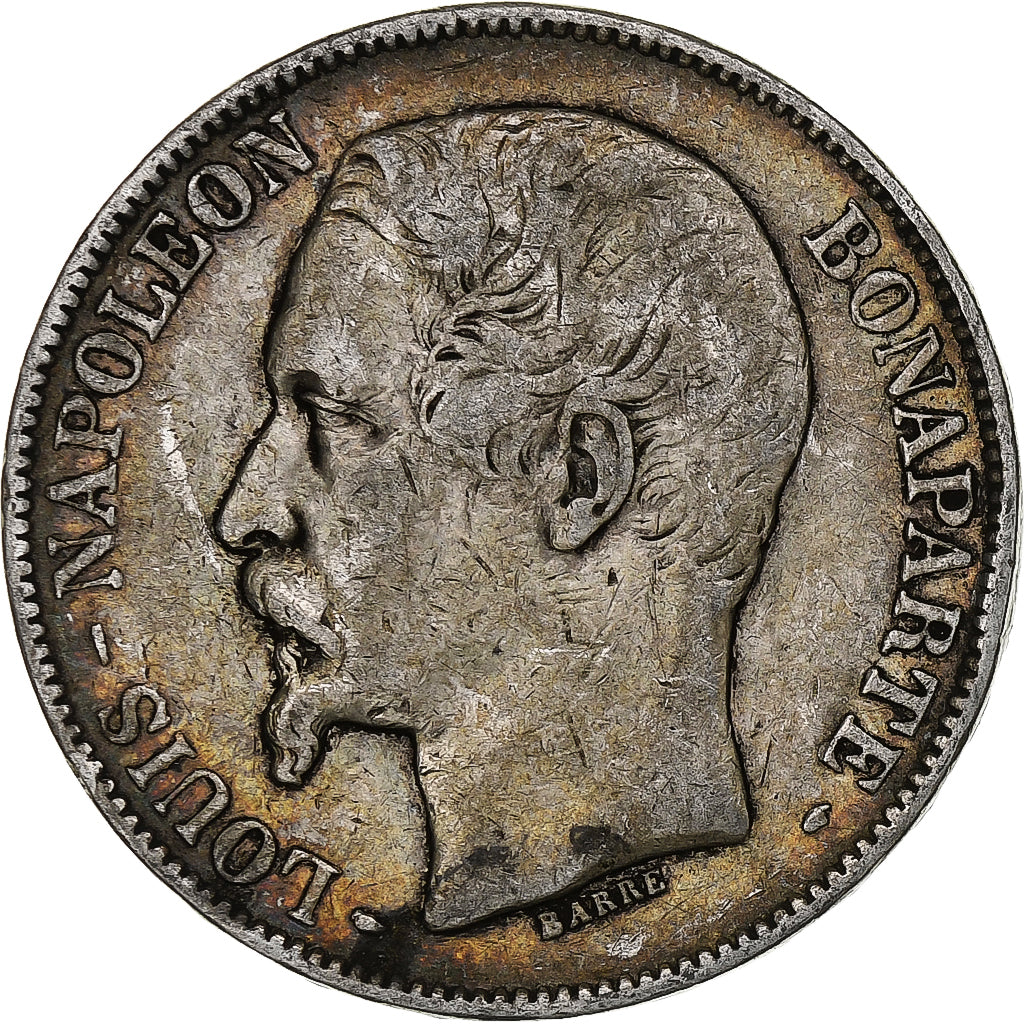 Francia, Louis-Napoléon Bonaparte, 5 Francs, 1852, Paris, Argento, B+