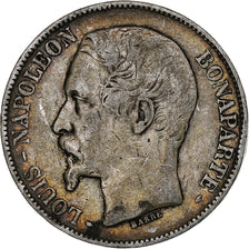 Francia, Louis-Napoléon Bonaparte, 5 Francs, 1852, Paris, Argento, B+
