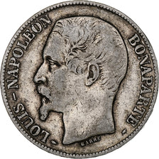 Francja, Louis-Napoléon Bonaparte, 5 Francs, 1852, Paris, Srebro, F(12-15)