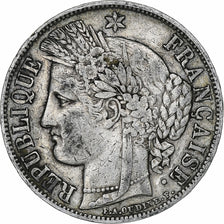 Frankrijk, 5 Francs, Cérès, 1851, Paris, Zilver, FR, Gadoury:719, KM:761.1