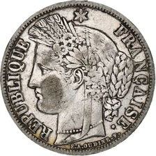 Frankrijk, 5 Francs, Cérès, 1851, Paris, Zilver, FR, Gadoury:719, KM:761.1