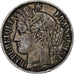 Francia, 5 Francs, Cérès, 1851, Paris, Plata, BC+, Gadoury:719, KM:761.1