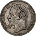 Francia, 5 Francs, Napoléon III, 1867, Strasbourg, Argento, MB, KM:799.2