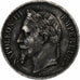 Francia, 5 Francs, Napoléon III, 1867, Strasbourg, Plata, BC+, KM:799.2